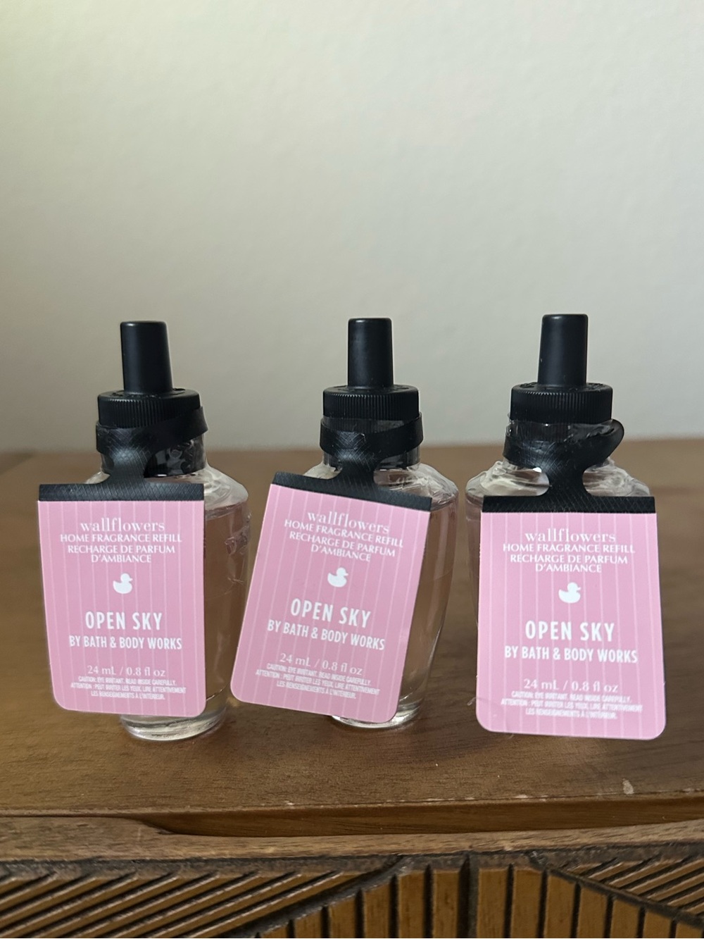 X3 bath & Body Works OPEN SKY wallflower scent refills NEW